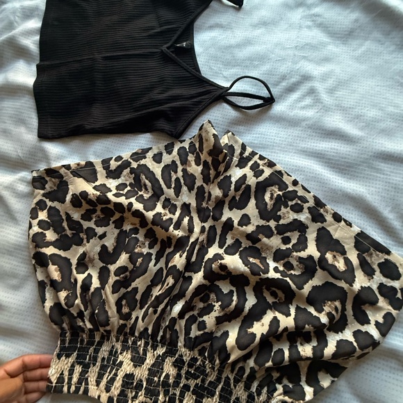 Shein Leopard Print Shorts - Picture 10 of 12